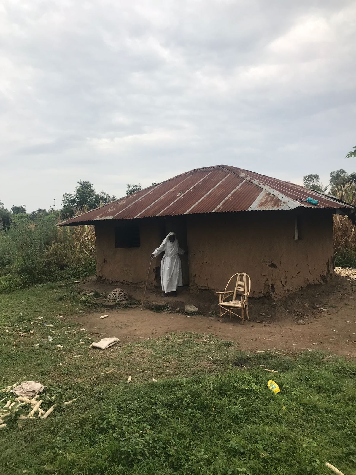 Pastoral visit to an older community member at home